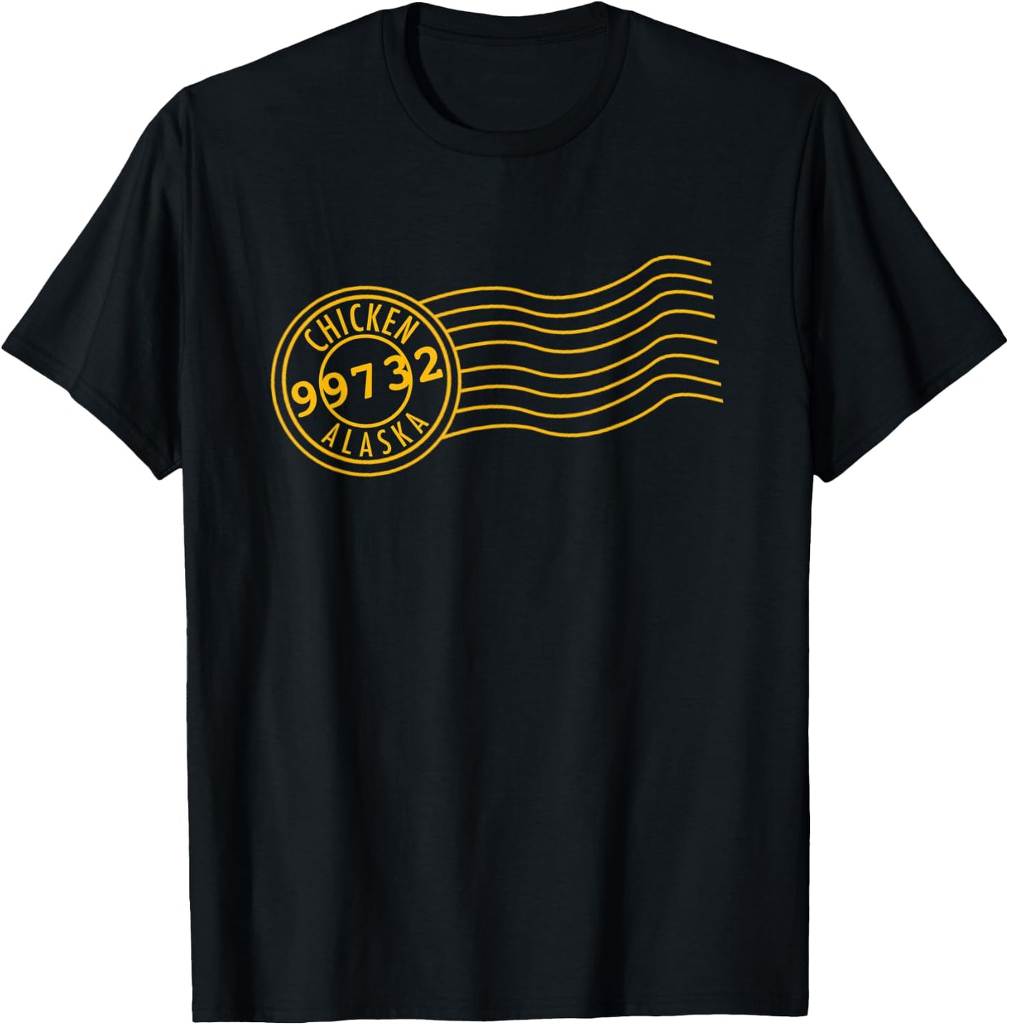 Postleitzahl, Motiv: Huhn Alaska T-Shirt - T-Shirt | Black