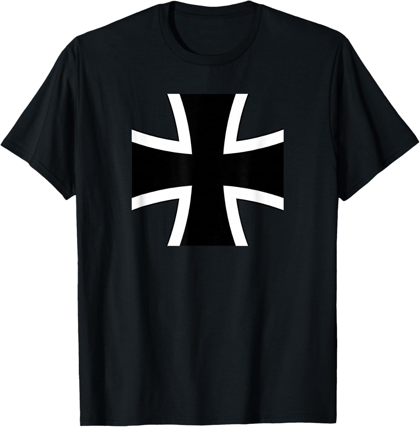 German Luftwaffe Iron Cross Federal Defence Force T-Shirt - T-Shirt | Black