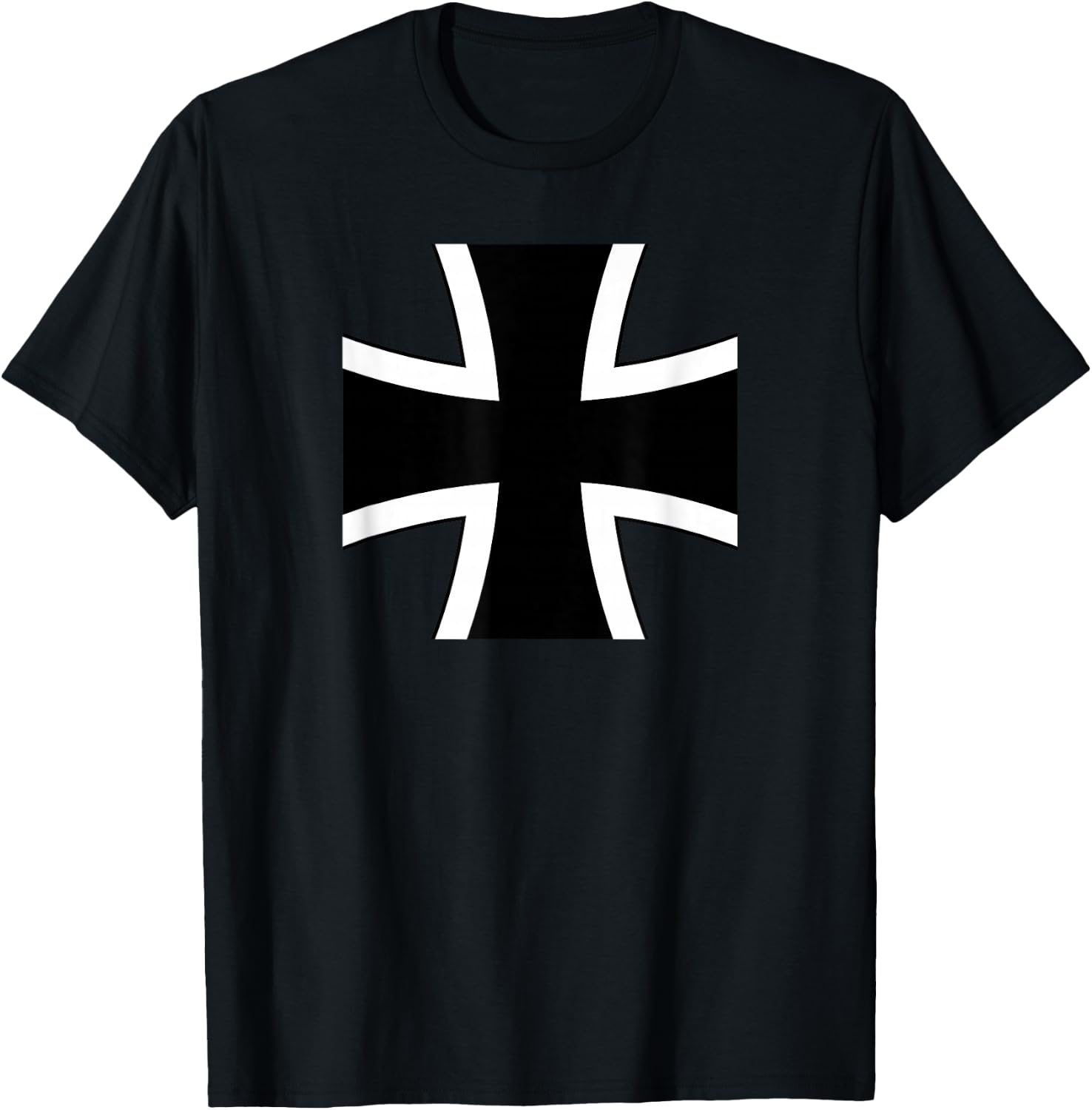 German Luftwaffe Iron Cross Federal Defence Force T-Shirt - T-Shirt | Black
