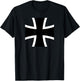 German Luftwaffe Iron Cross Federal Defence Force T-Shirt - T-Shirt | Black