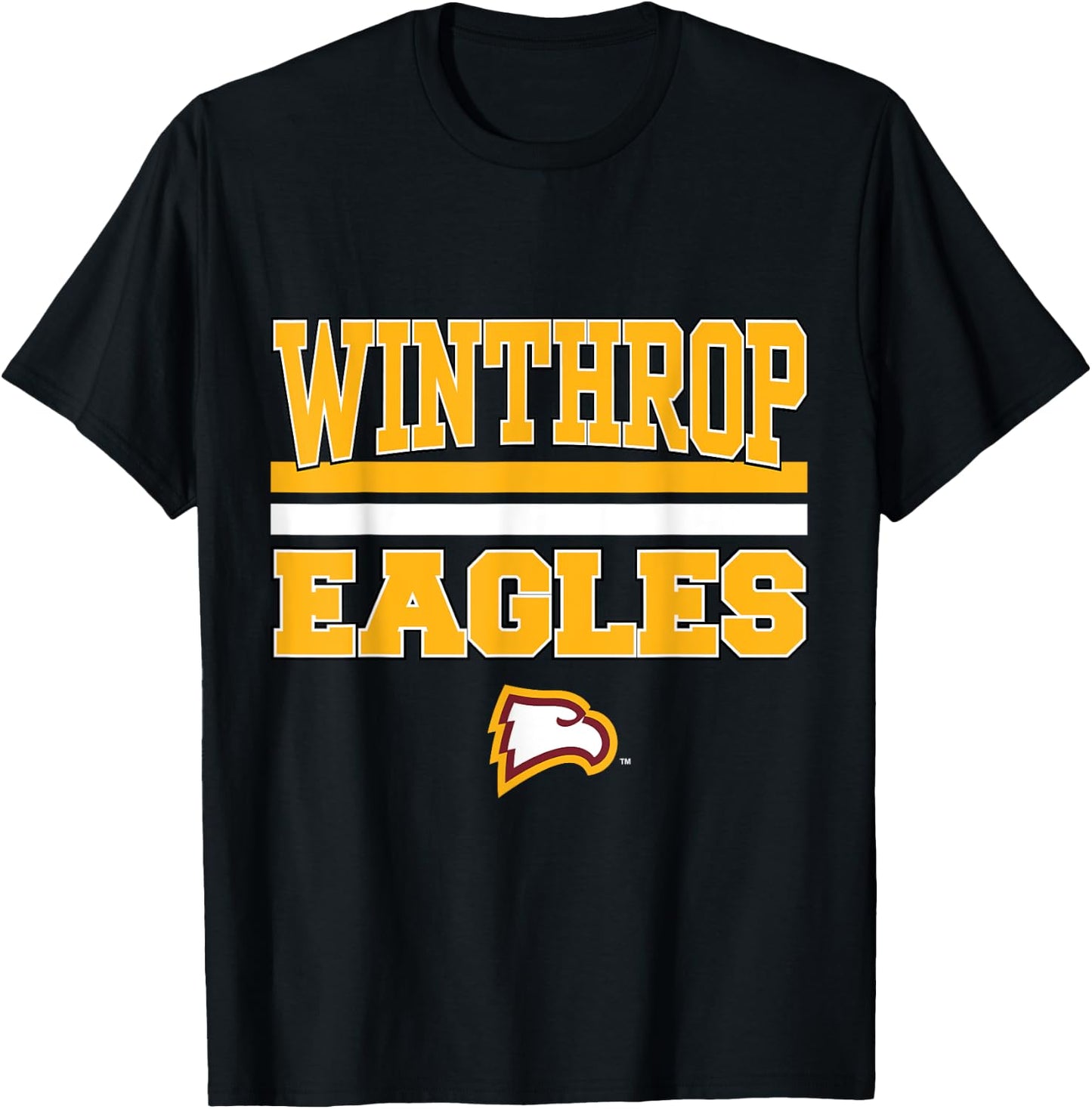 Winthrop Eagles NCAA | VNPWNTH301 T-Shirt - T-Shirt | Black