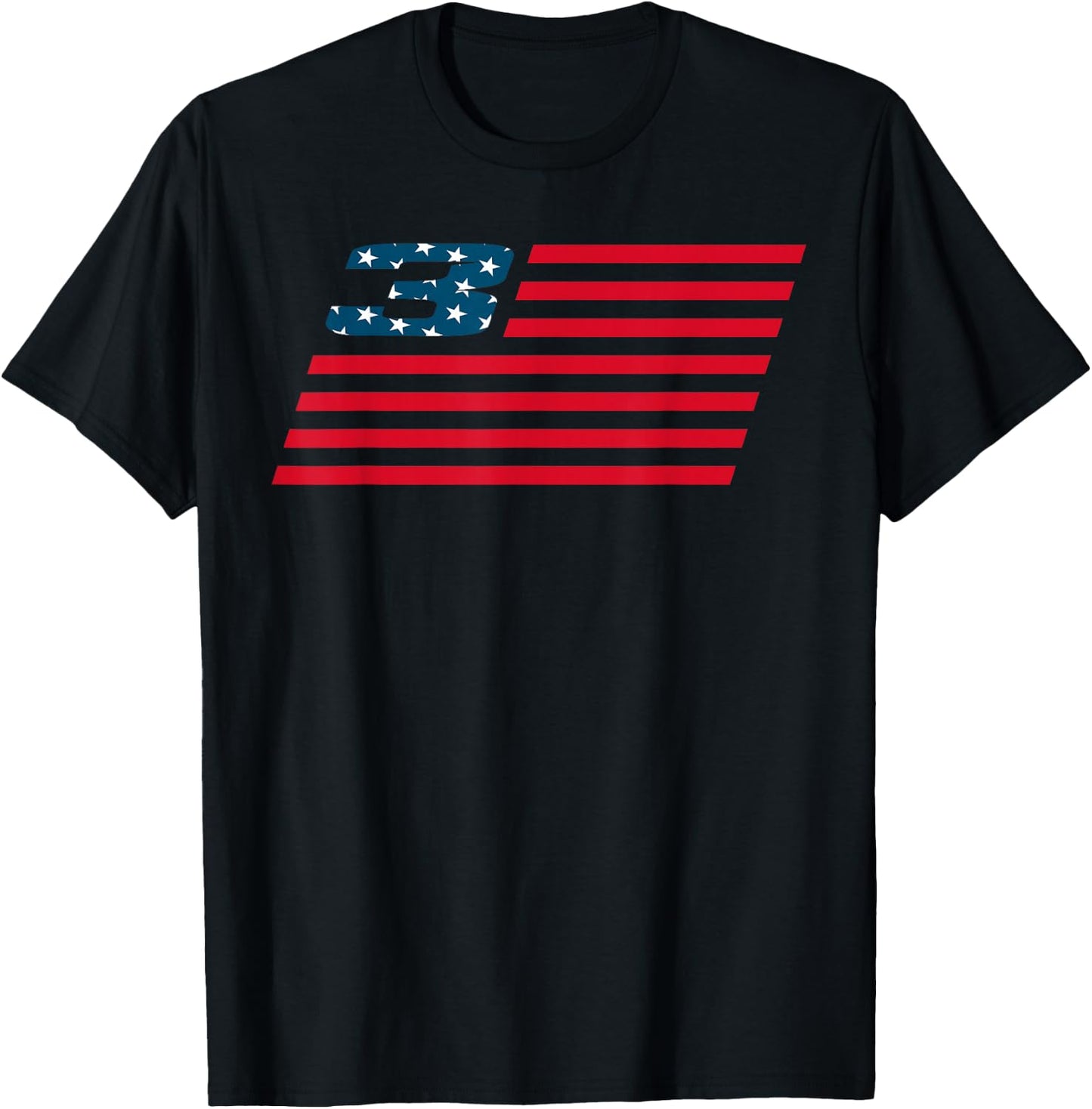 US American Flag ET3 Motocross Supercross Champion T Shirt T-Shirt - T-Shirt | Black