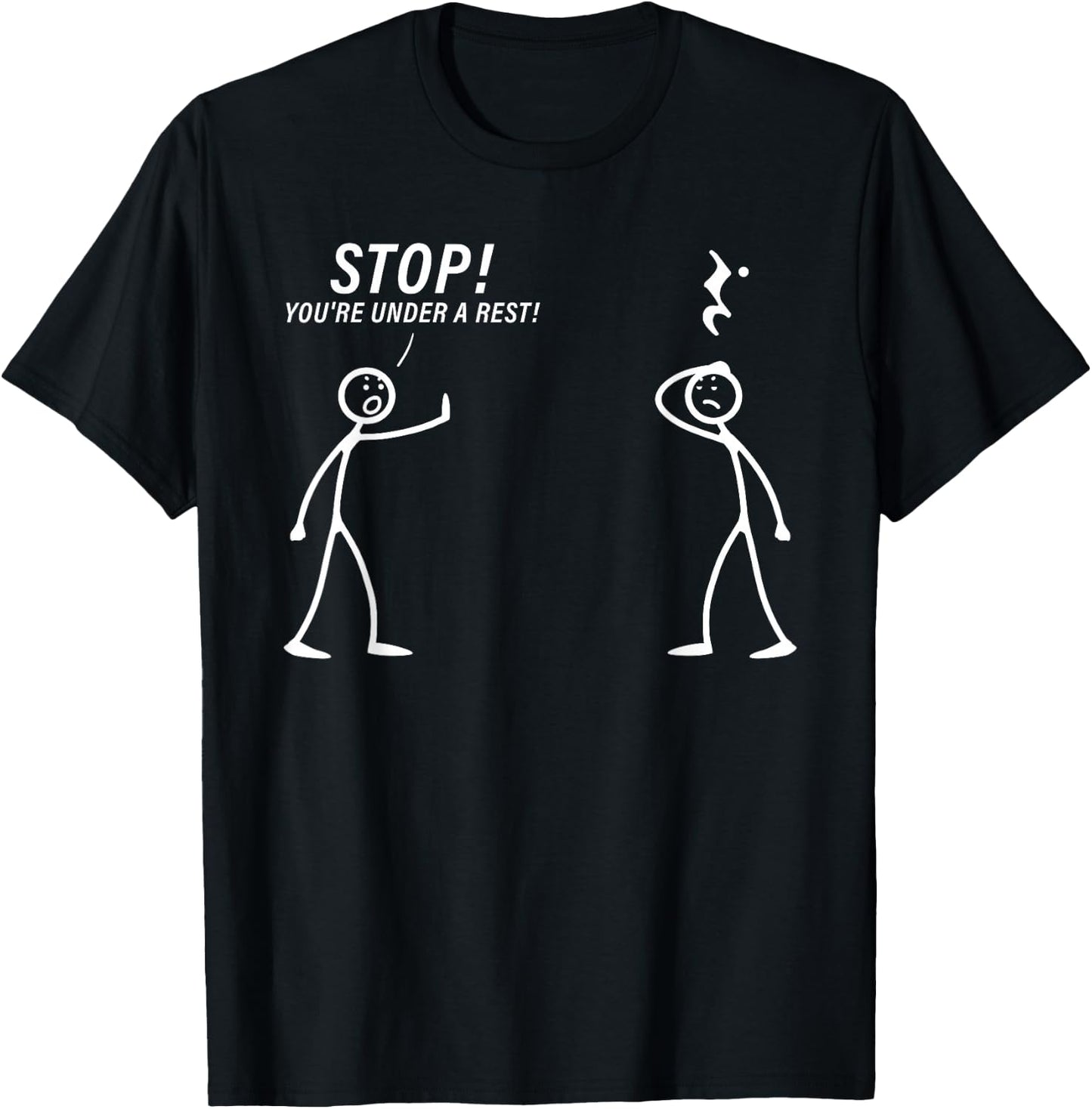 Funny Music Design Women Music Teacher Music Lover T-Shirt - T-Shirt | Black