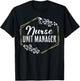 Nurse Unit Manager Appreciation Leopard T-Shirt - T-Shirt | Black