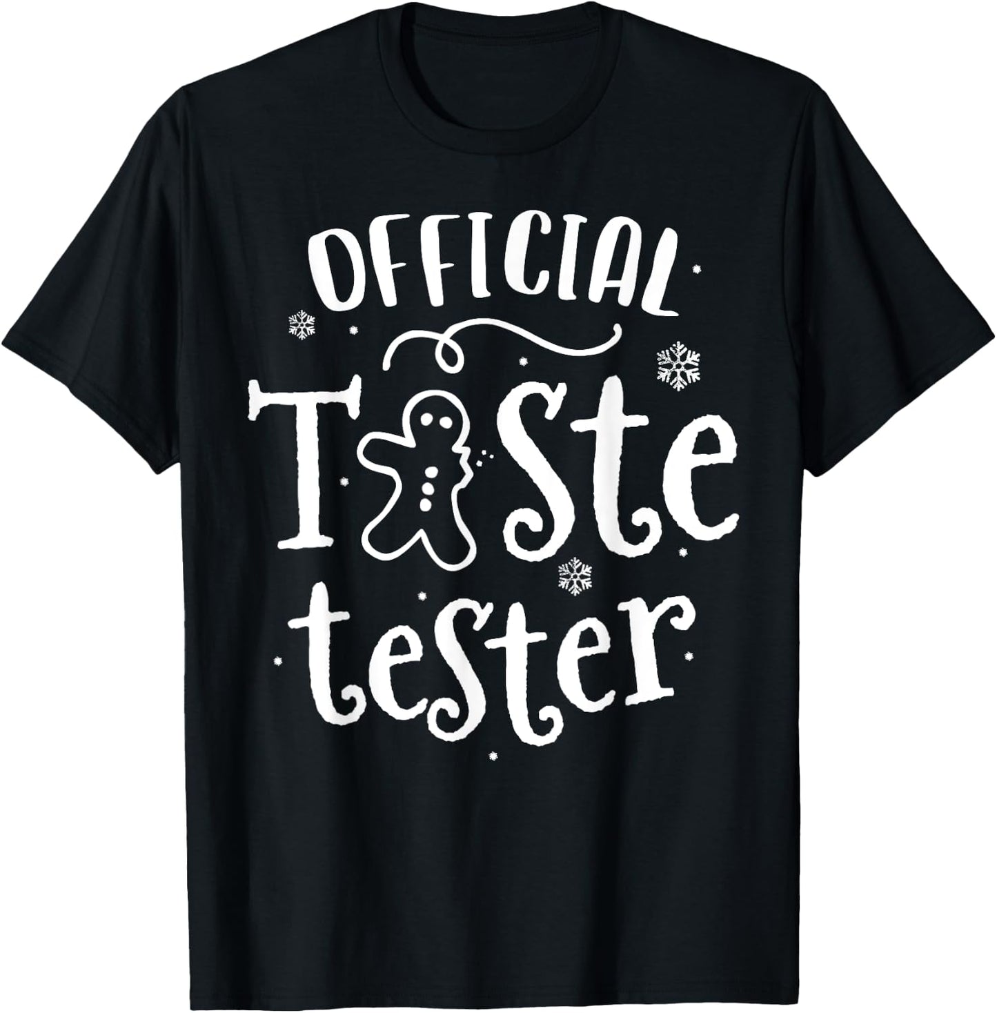 Official Taste Tester Christmas Cookie Kids Family T-Shirt - T-Shirt | Black