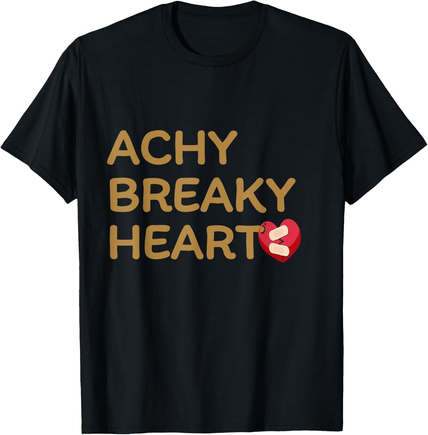 Achy Breaky Heart T-Shirt - T-Shirt | Black