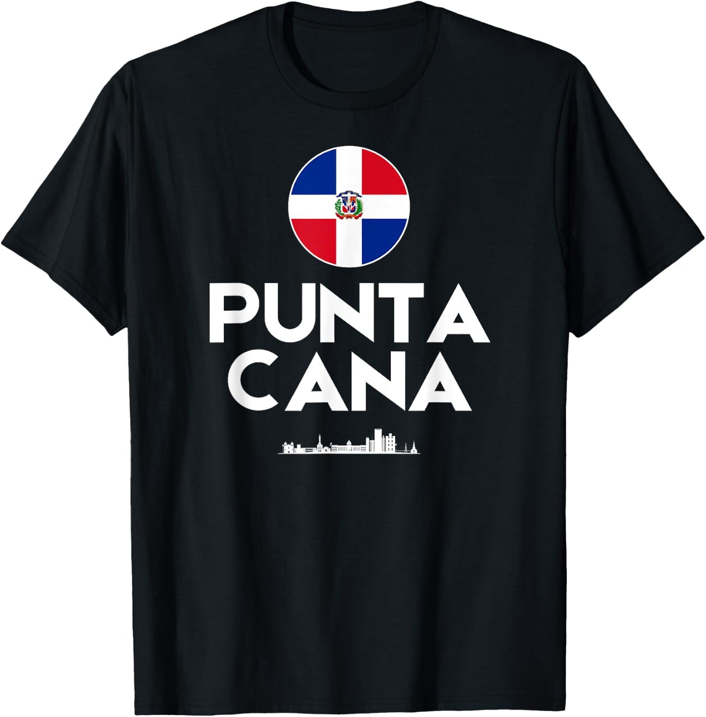 Punta Cana City Republica Dominicana Women Men Travel T-Shirt - T-Shirt | Black