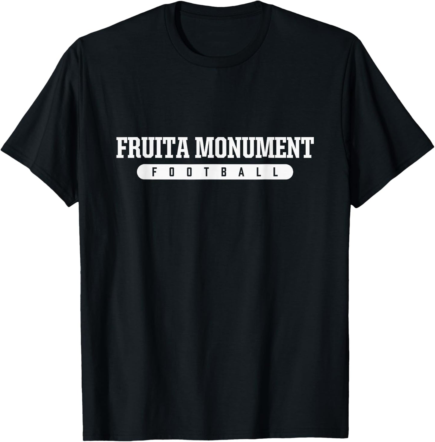 Fruita Monument High School Football T-Shirt - T-Shirt | Black