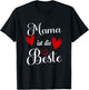 Beste Mama der Welt Muttertags Idee Mama ist die Beste T-Shirt - T-Shirt | Black