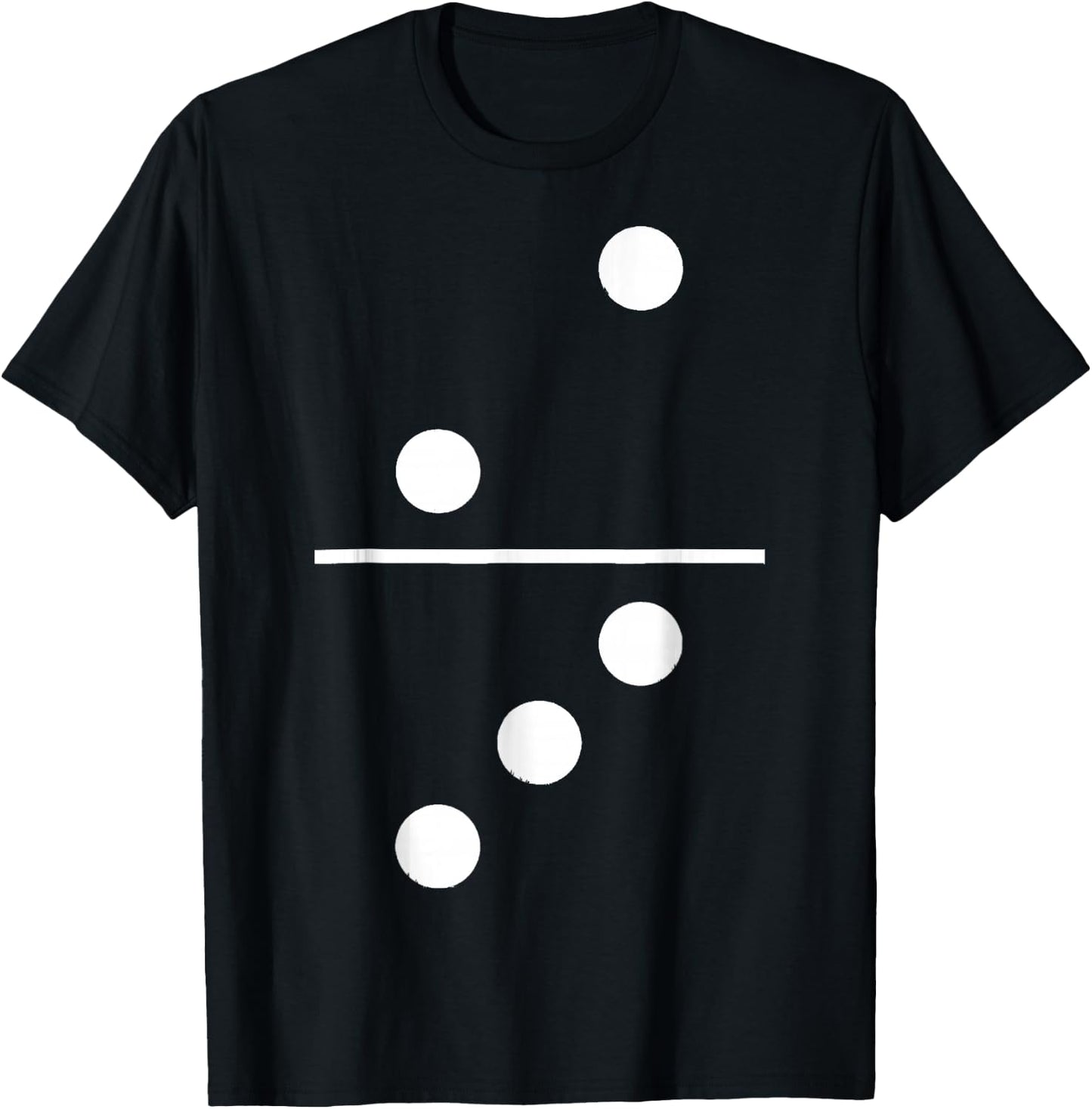 Funny Domino Stone 2 3 Group Costume Carnival Fancy Dress , black T-Shirt - T-Shirt | Black