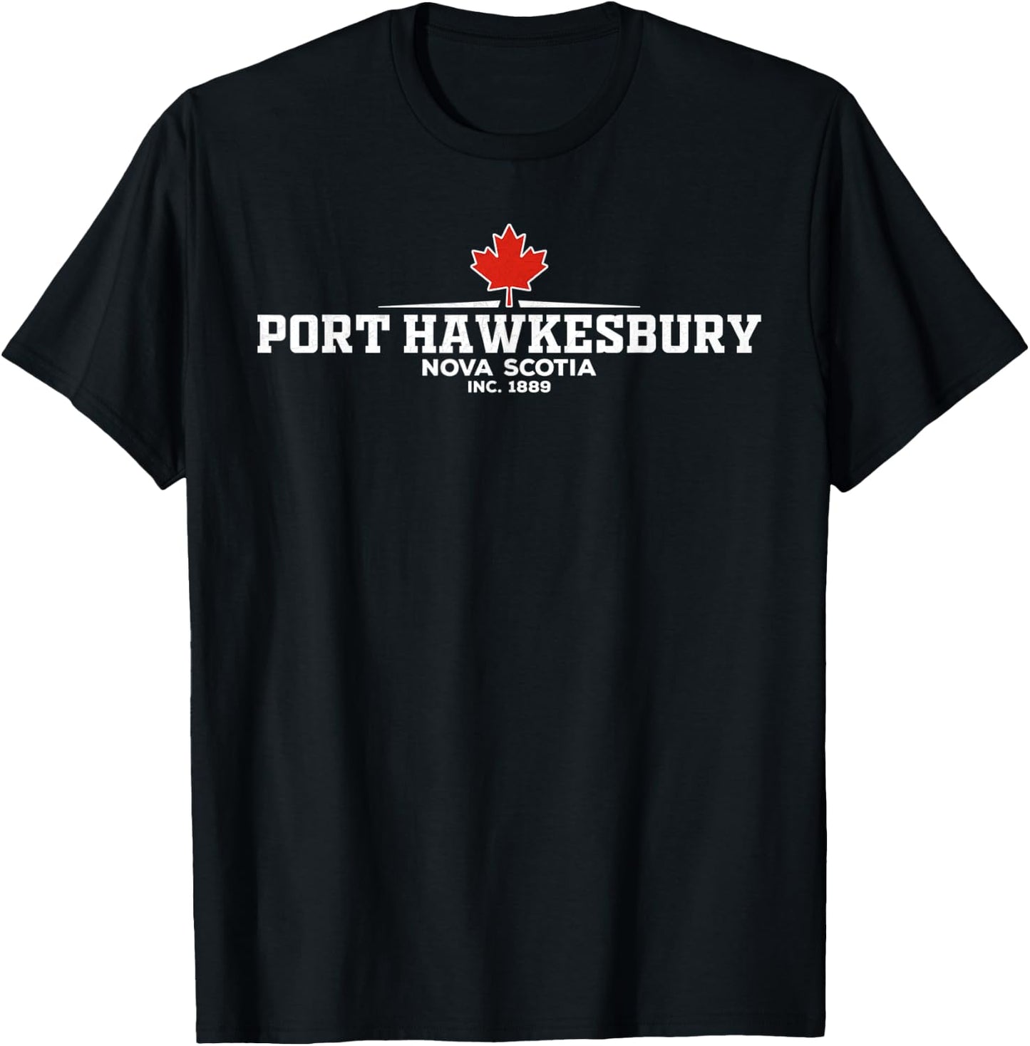 Port Hawkesbury Canada T-Shirt - T-Shirt | Black