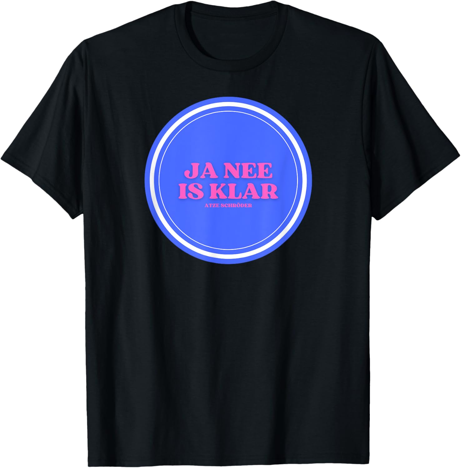 Ja nee is klar Logo , black T-Shirt - T-Shirt | Black