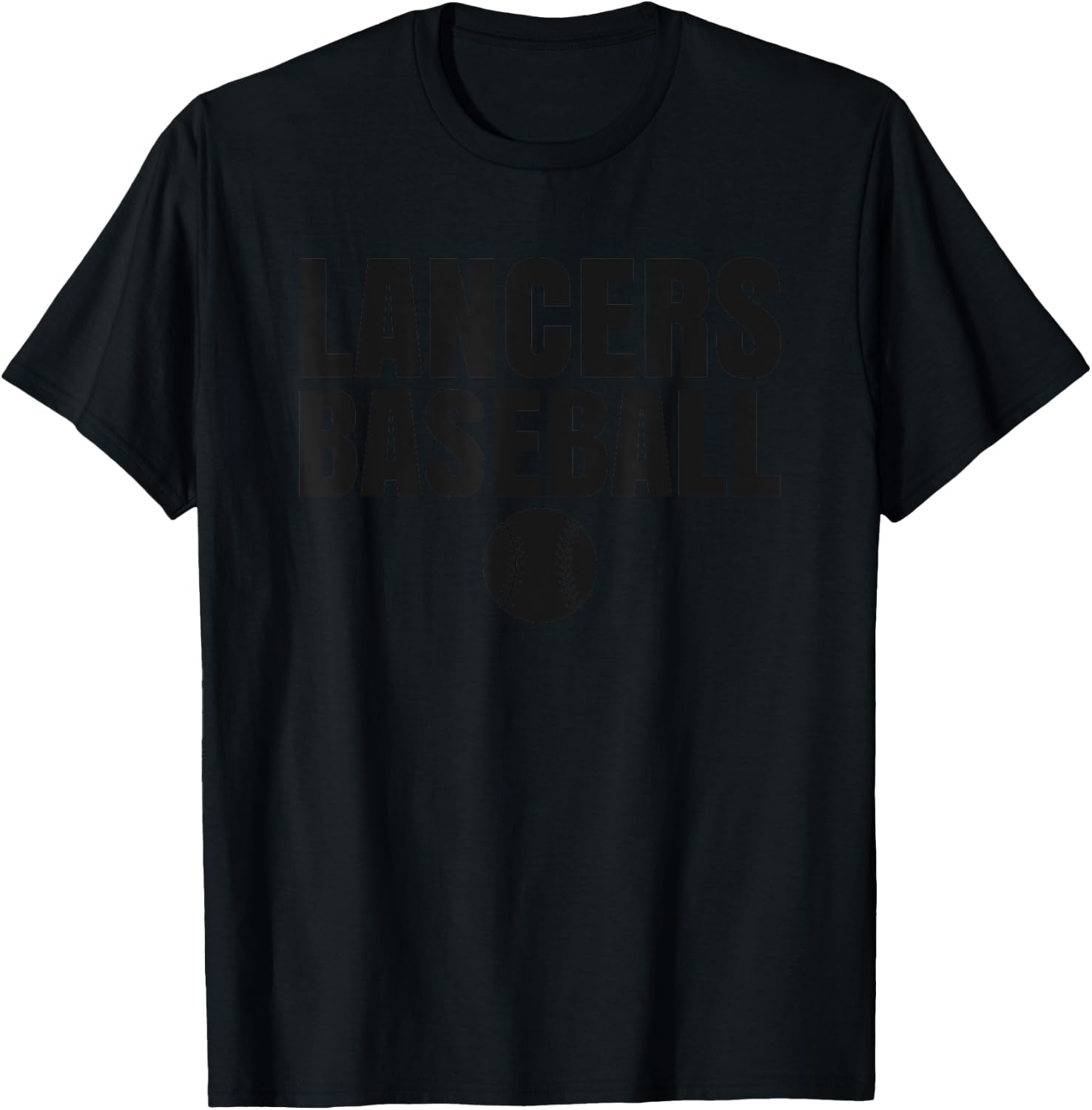 Liberty Lancers Baseball T-Shirt - T-Shirt | Black