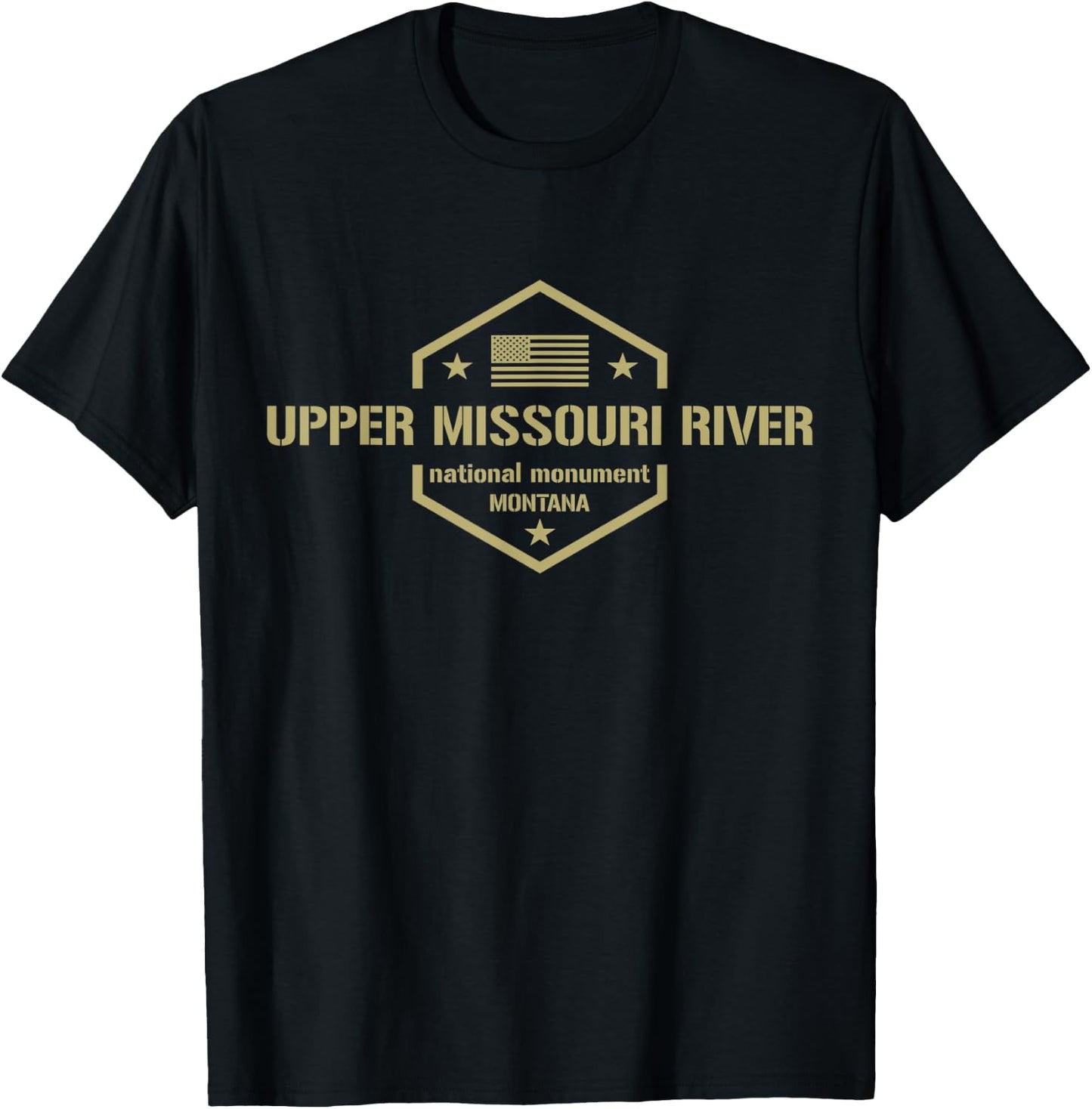 Upper Missouri River Breaks National Monument T-Shirt - T-Shirt | Black