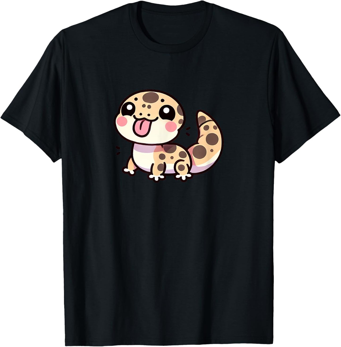 Kawaii Gekco Cute Animal Lover T-Shirt - T-Shirt | Black