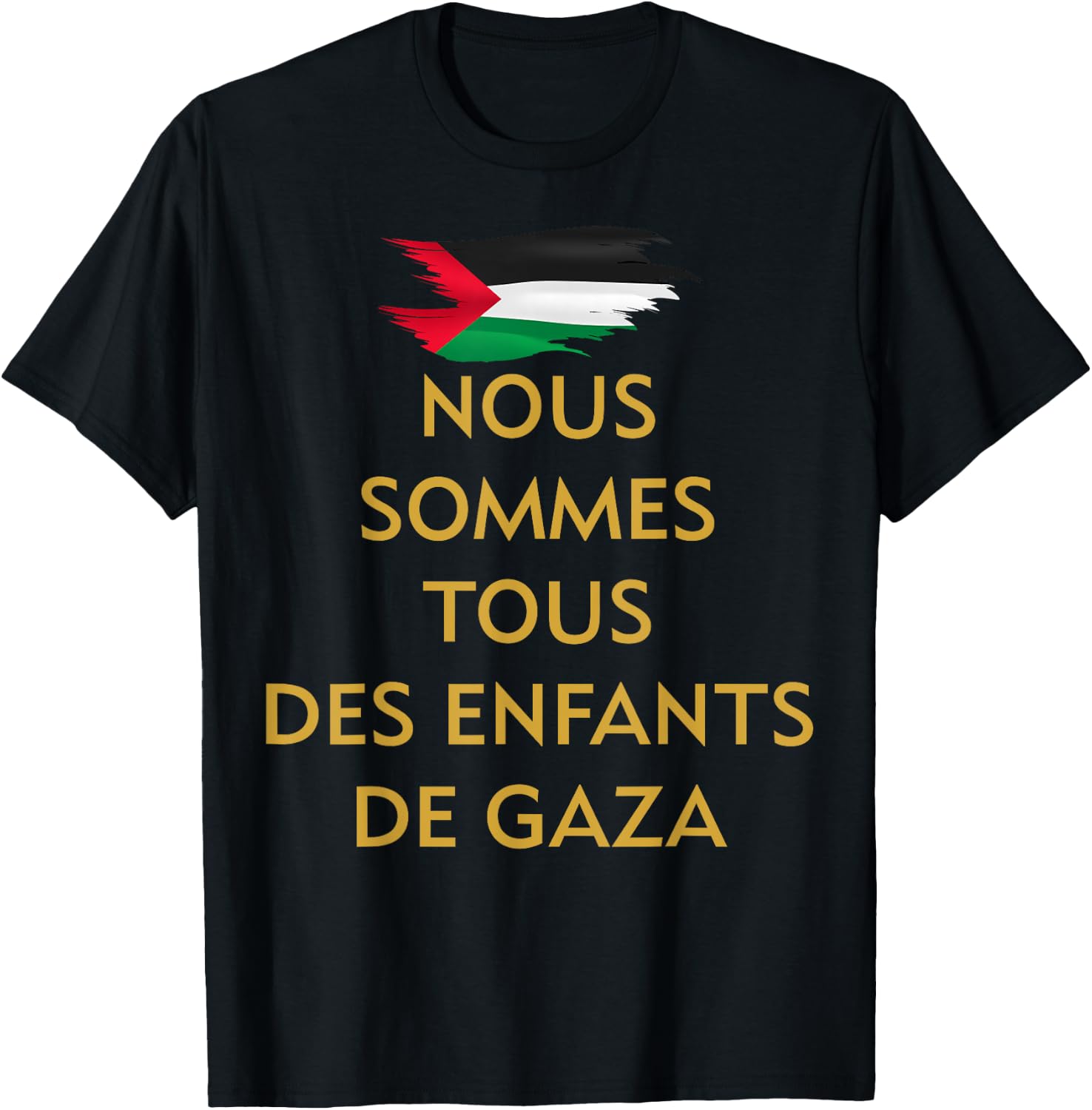 We are all children of Gaza PRO Palestine activist , Black, S T-Shirt - T-Shirt | Black