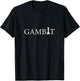 Gambit Queen Chess T-Shirt - T-Shirt | Black