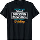 Weekend Forecast Duckpin Bowling T-Shirt - T-Shirt | Black