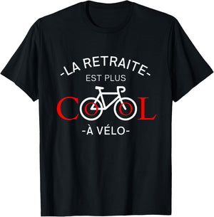 Men's Bike Funny Cool Retirement Cycling Gift Grandpa , Black T-Shirt - T-Shirt | Black