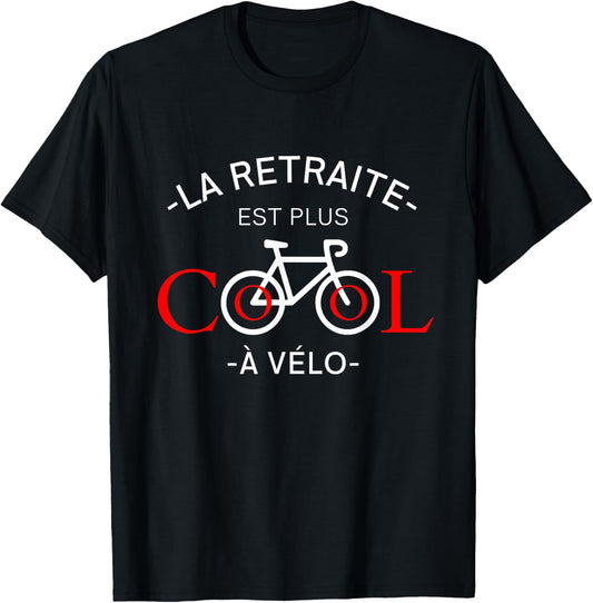 Men's Bike Funny Cool Retirement Cycling Gift Grandpa , Black T-Shirt - T-Shirt | Black