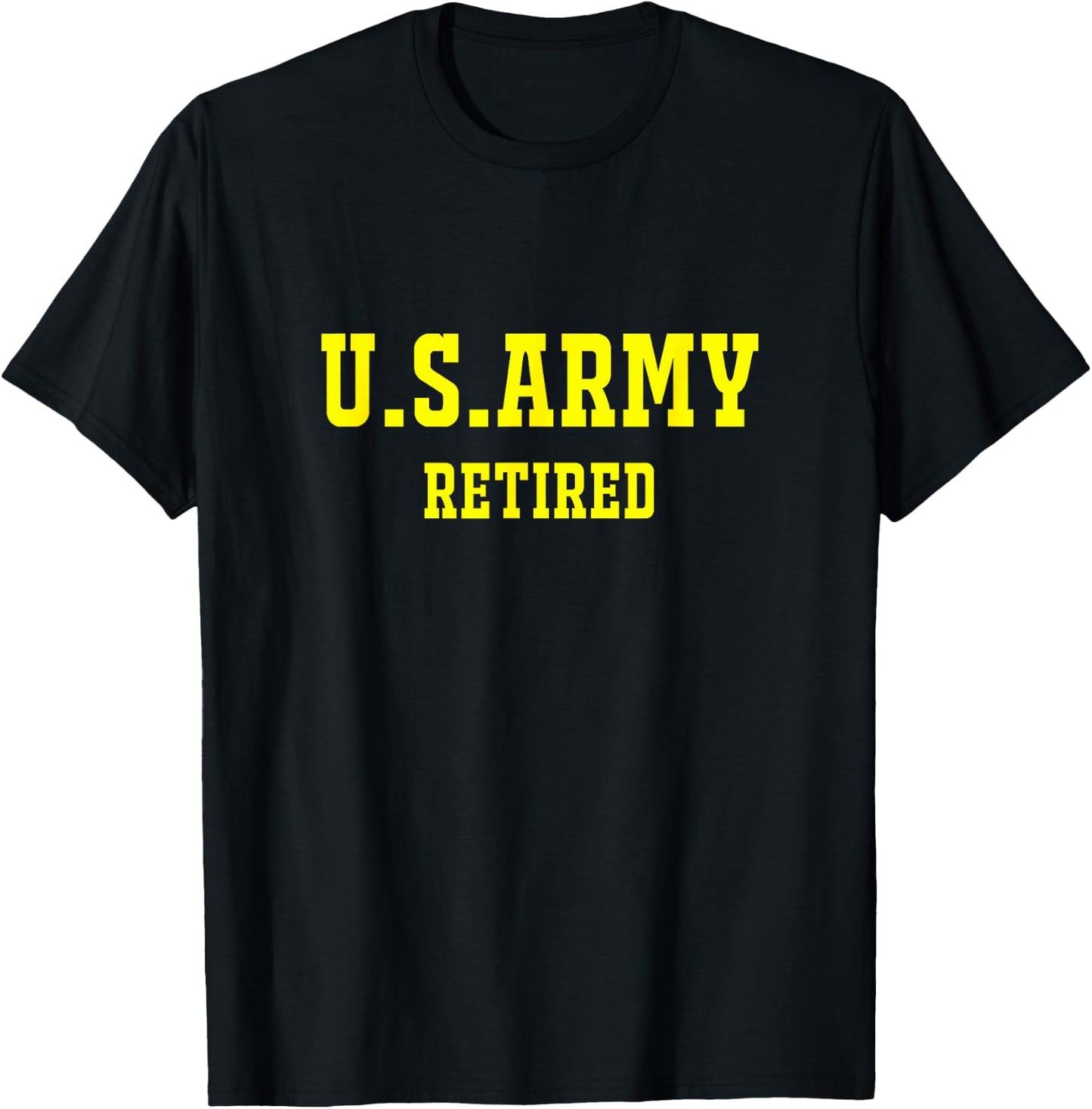 US Army Retired T-Shirt - T-Shirt | Black
