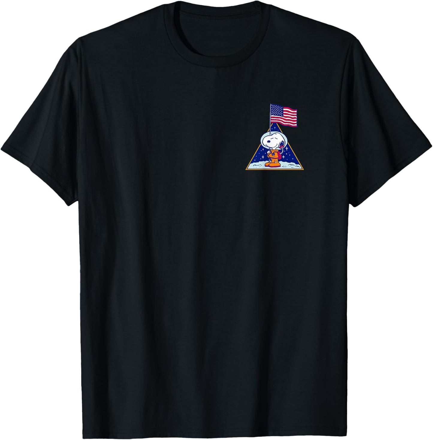 Peanuts Snoopy Space Traveler T-Shirt - T-Shirt | Black
