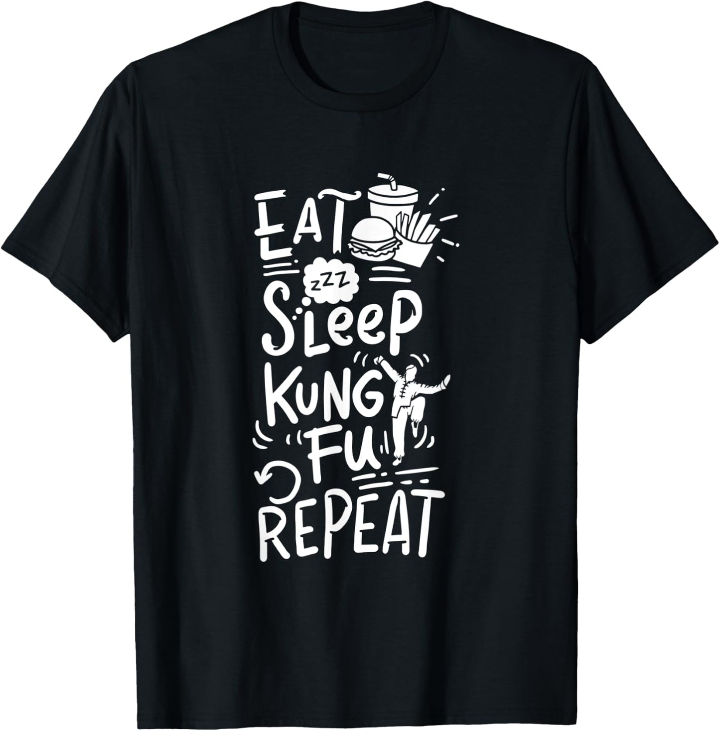 Kung fu t shirt, kung fu fighting gifts T-Shirt - T-Shirt | Black