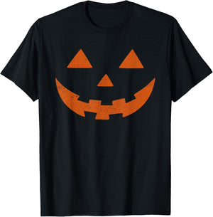 Vintage Jack o Lantern Jackolantern Pumpkin Face Men Boys T-Shirt - T-Shirt | Black