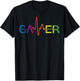 Vintage Gamer Heartbeat Videospiele Gaming Jungen Teens T-Shirt - T-Shirt | Black