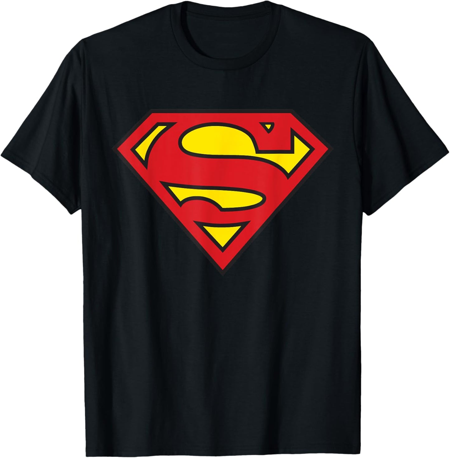 DC Superman Logo Classic T-Shirt - T-Shirt | Black