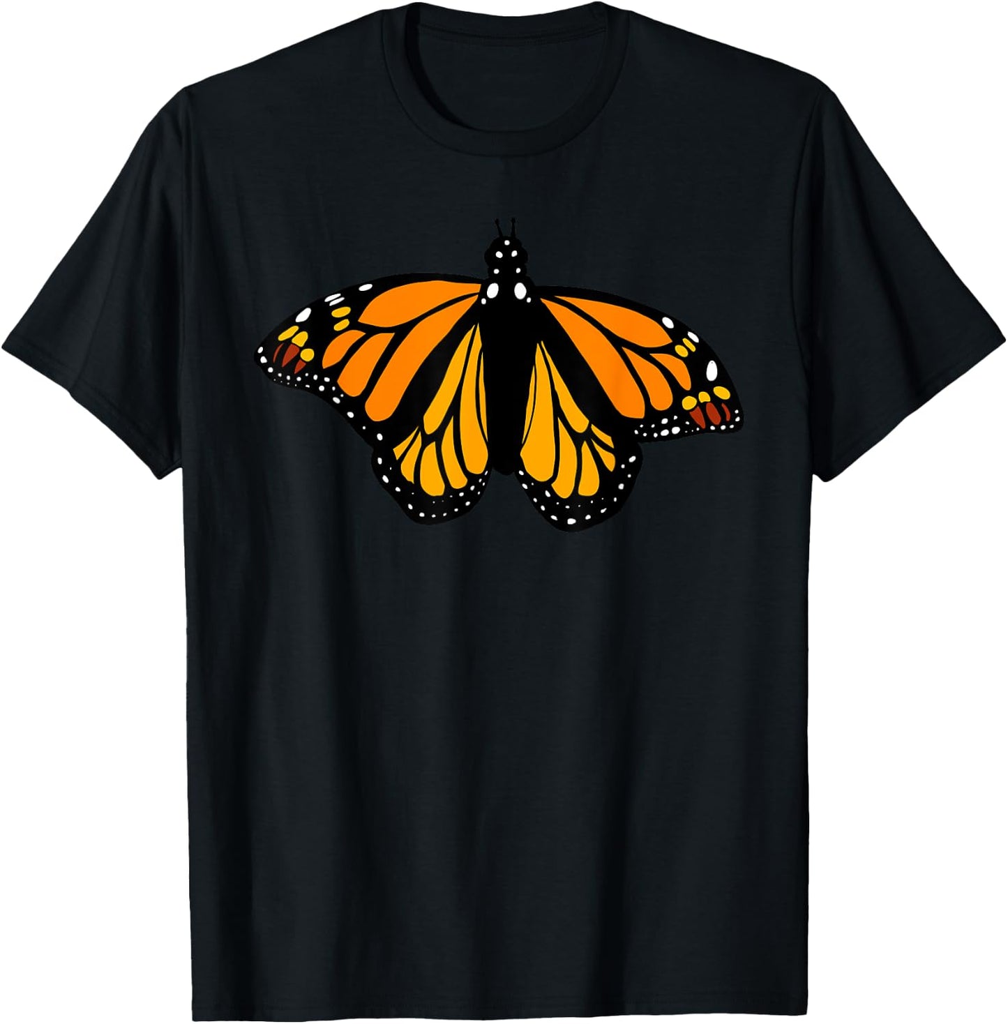 Monarch Butterfly Shirt by Milkweed Mavens Nature Gift T-Shirt - T-Shirt | Black