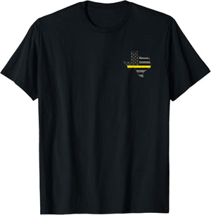 Texas 911 Emergency Dispatcher Police Operator T-Shirt - T-Shirt | Black