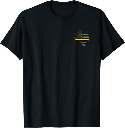 Texas 911 Emergency Dispatcher Police Operator T-Shirt - T-Shirt | Black