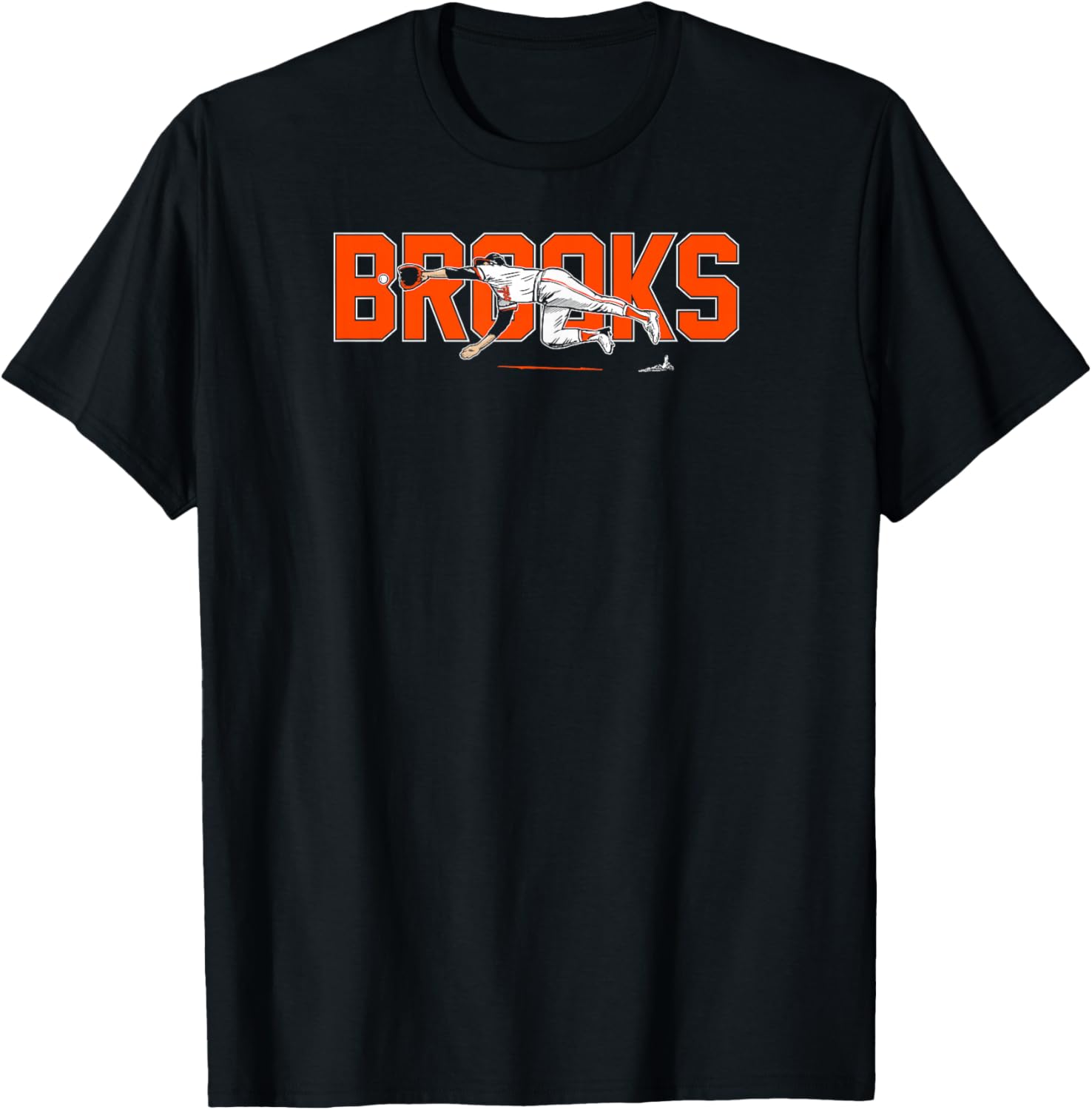 Brooks Robinson - Dive - Baltimore Baseball T-Shirt - T-Shirt | Black