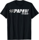 Papaw Pit Crew Race Car Birthday Family Racing T-Shirt - T-Shirt | Black