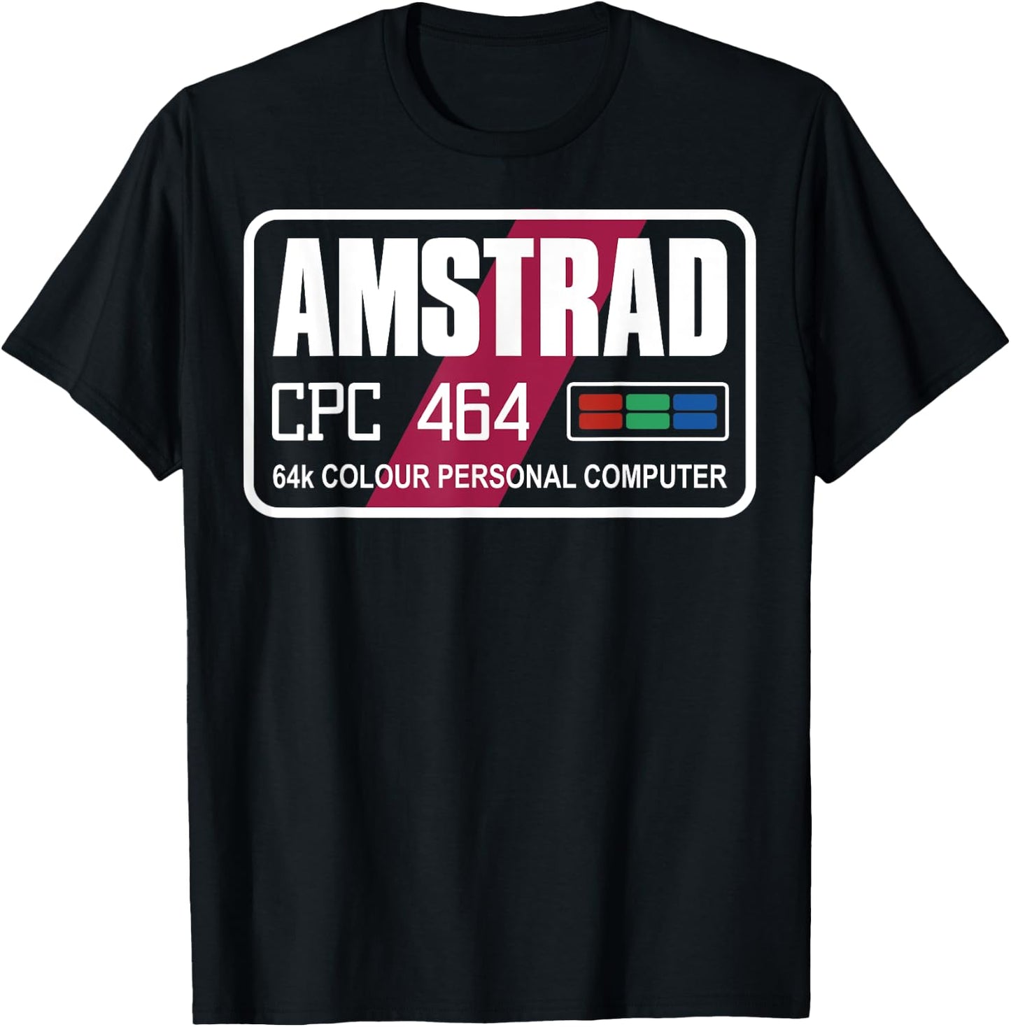 AMSTRAD - CPC 464 , Black, S T-Shirt - T-Shirt | Black