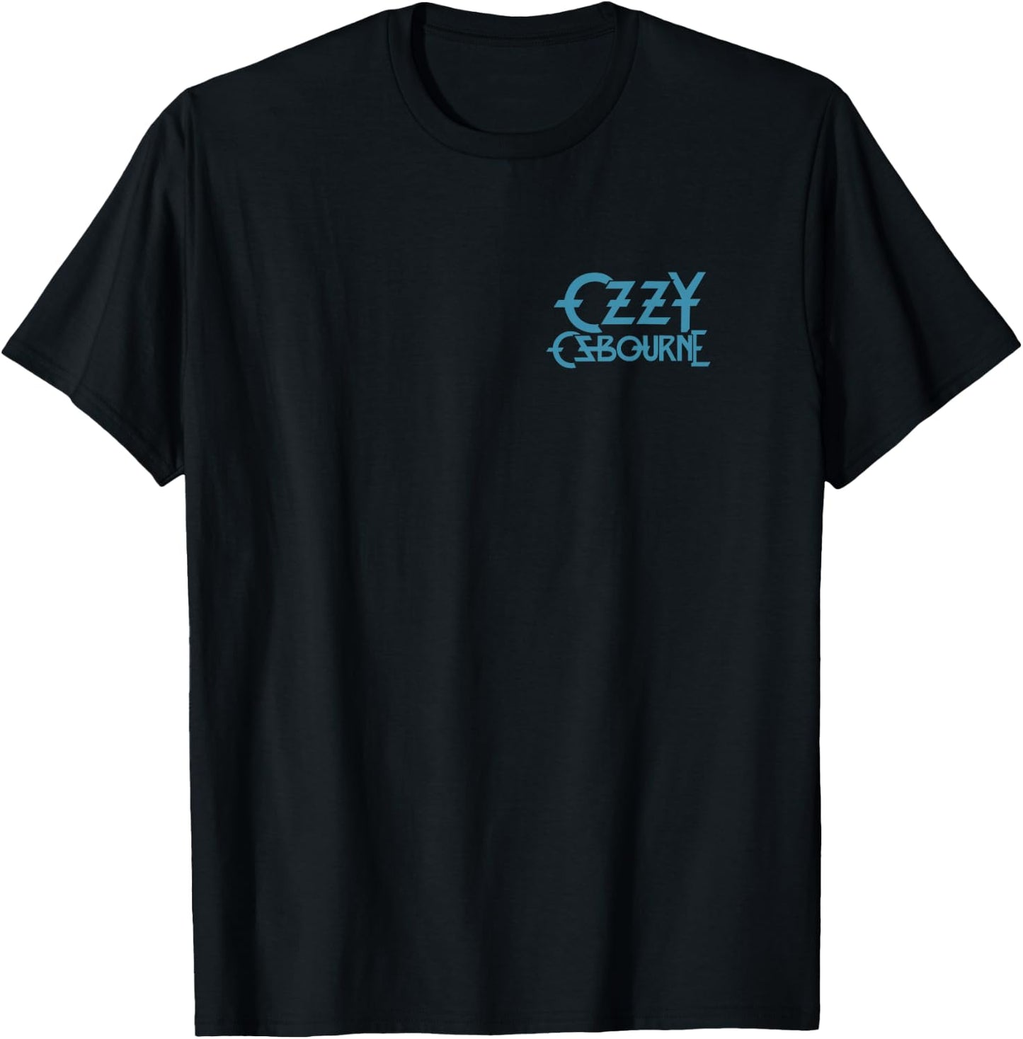 Ozzy Osbourne Patient Number 9 Teal Logo T-Shirt - T-Shirt | Black