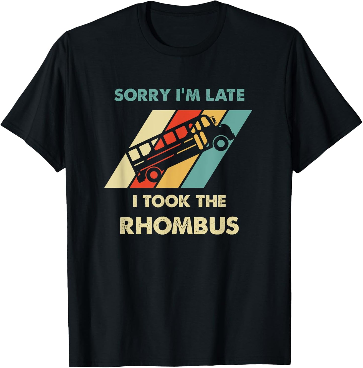 I Took The Rhombus For Teens Boys Girls Funny Math Nerd T-Shirt - T-Shirt | Black