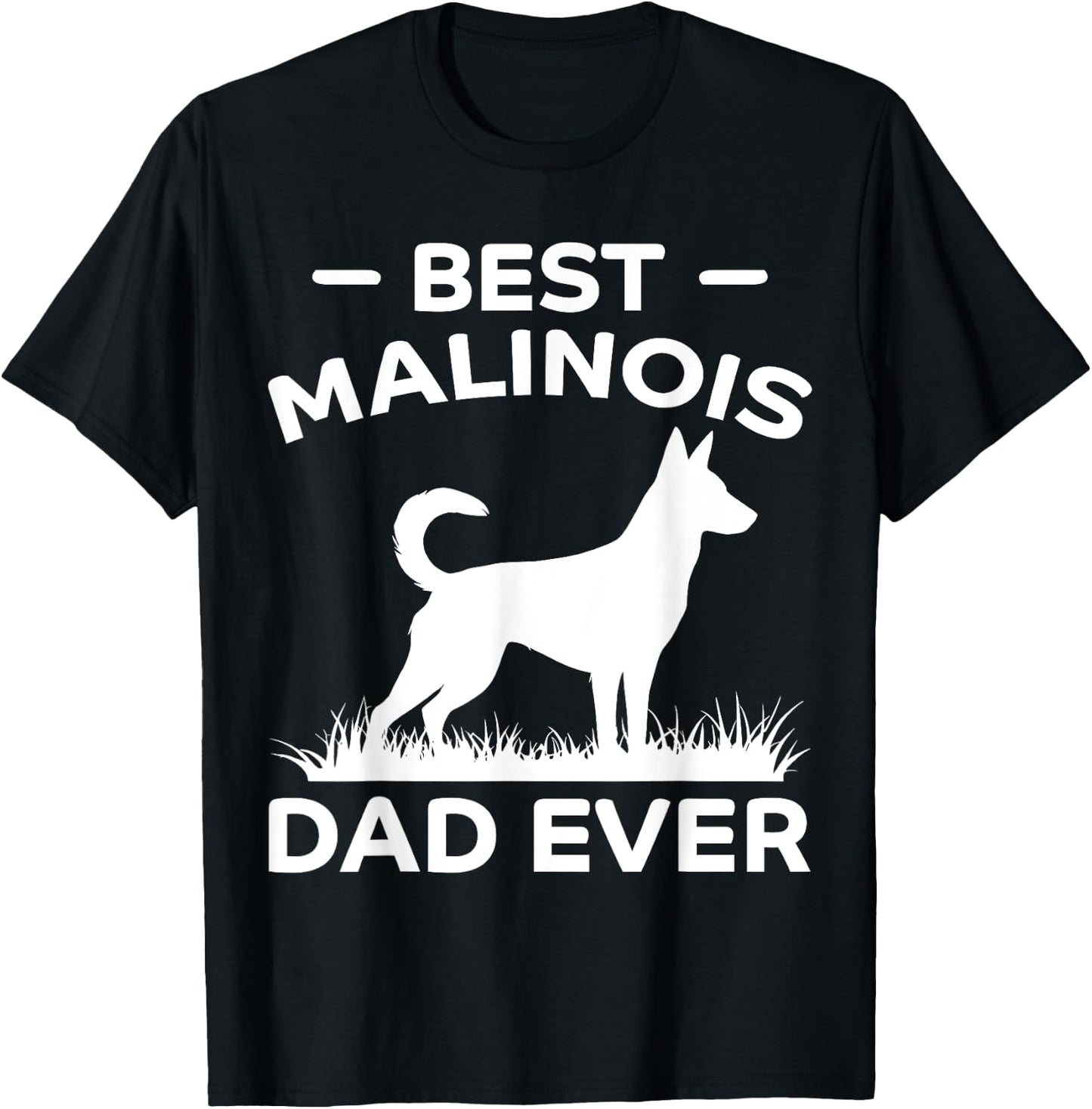Bester Malinois-Vater aller Zeiten Lustiger Belgischer Malinois T-Shirt - T-Shirt | Black