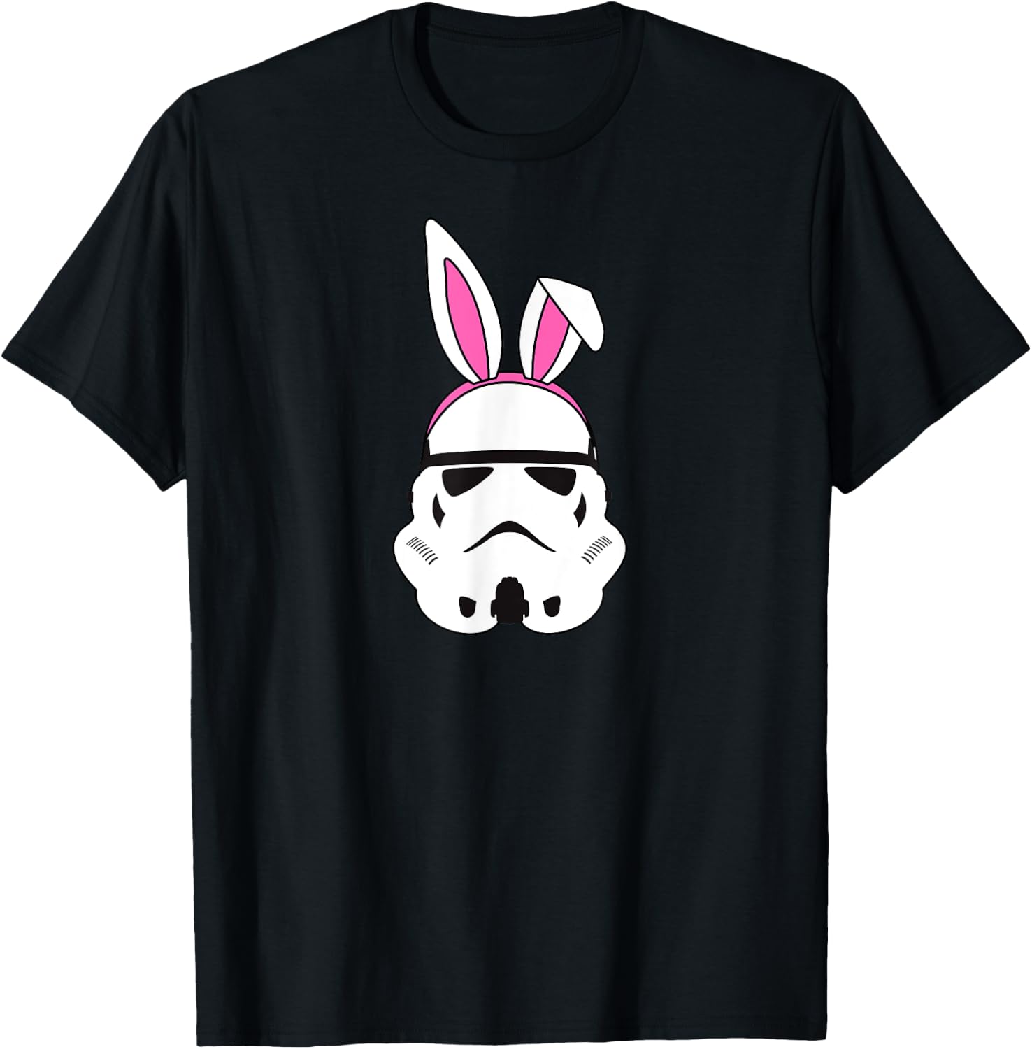 Amazon Essentials Star Wars Stormtrooper Spring Easter Bunny Ears T-Shirt - T-Shirt | Black