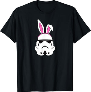 Amazon Essentials Star Wars Stormtrooper Spring Easter Bunny Ears T-Shirt - T-Shirt | Black