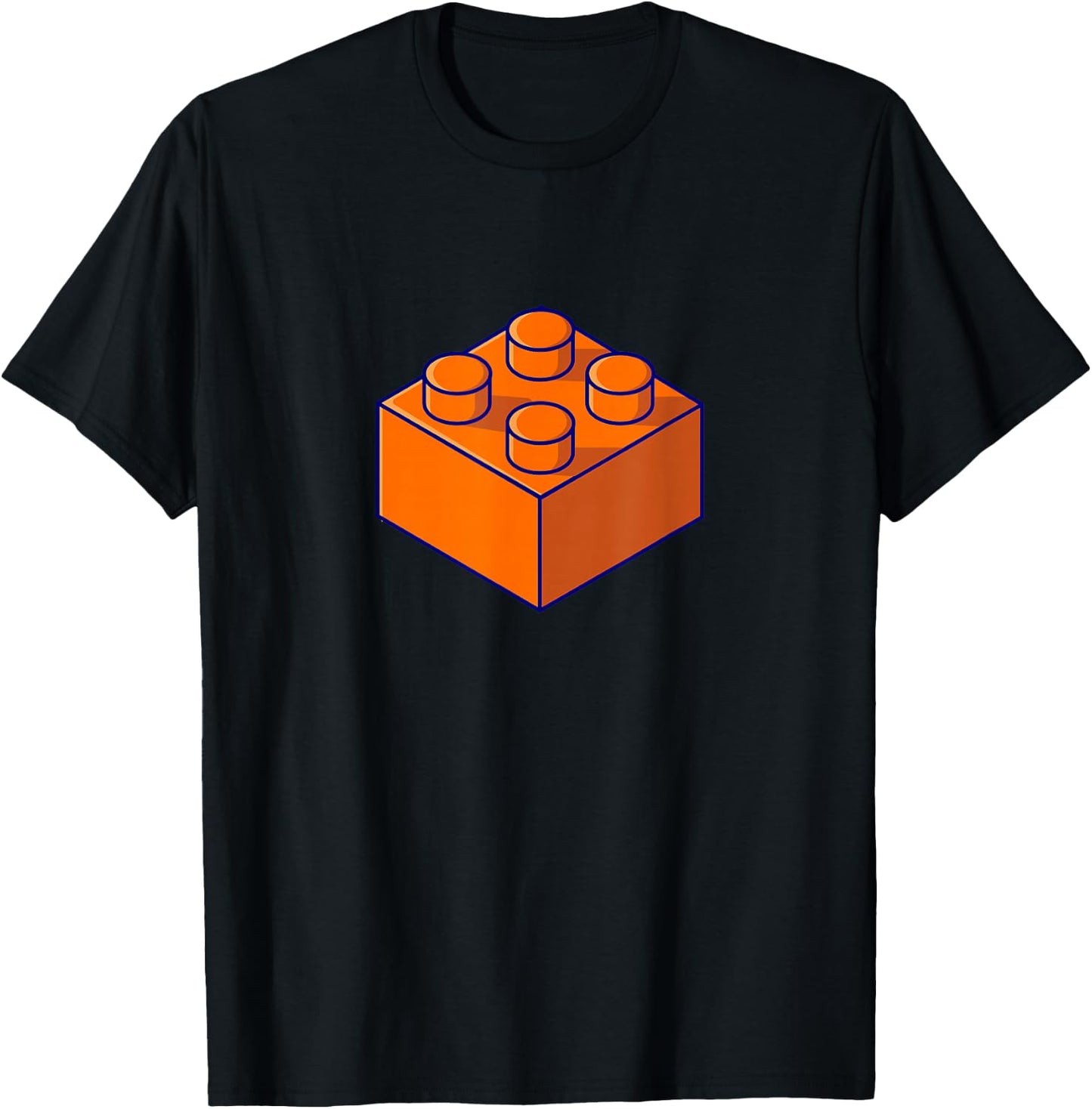 Building Block of Life - Build Toys Fun , black T-Shirt - T-Shirt | Black