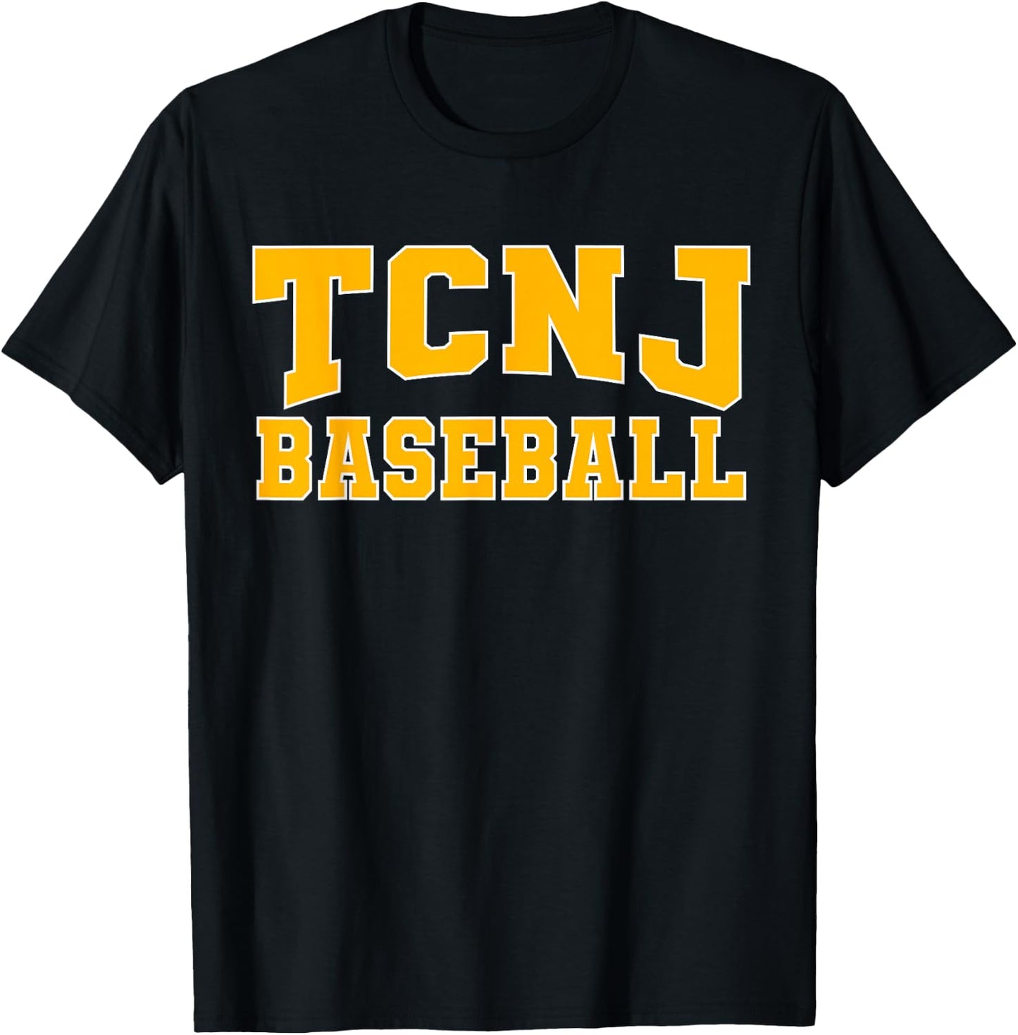 TCNJ Baseball Sports Fan T-Shirt - T-Shirt | Black