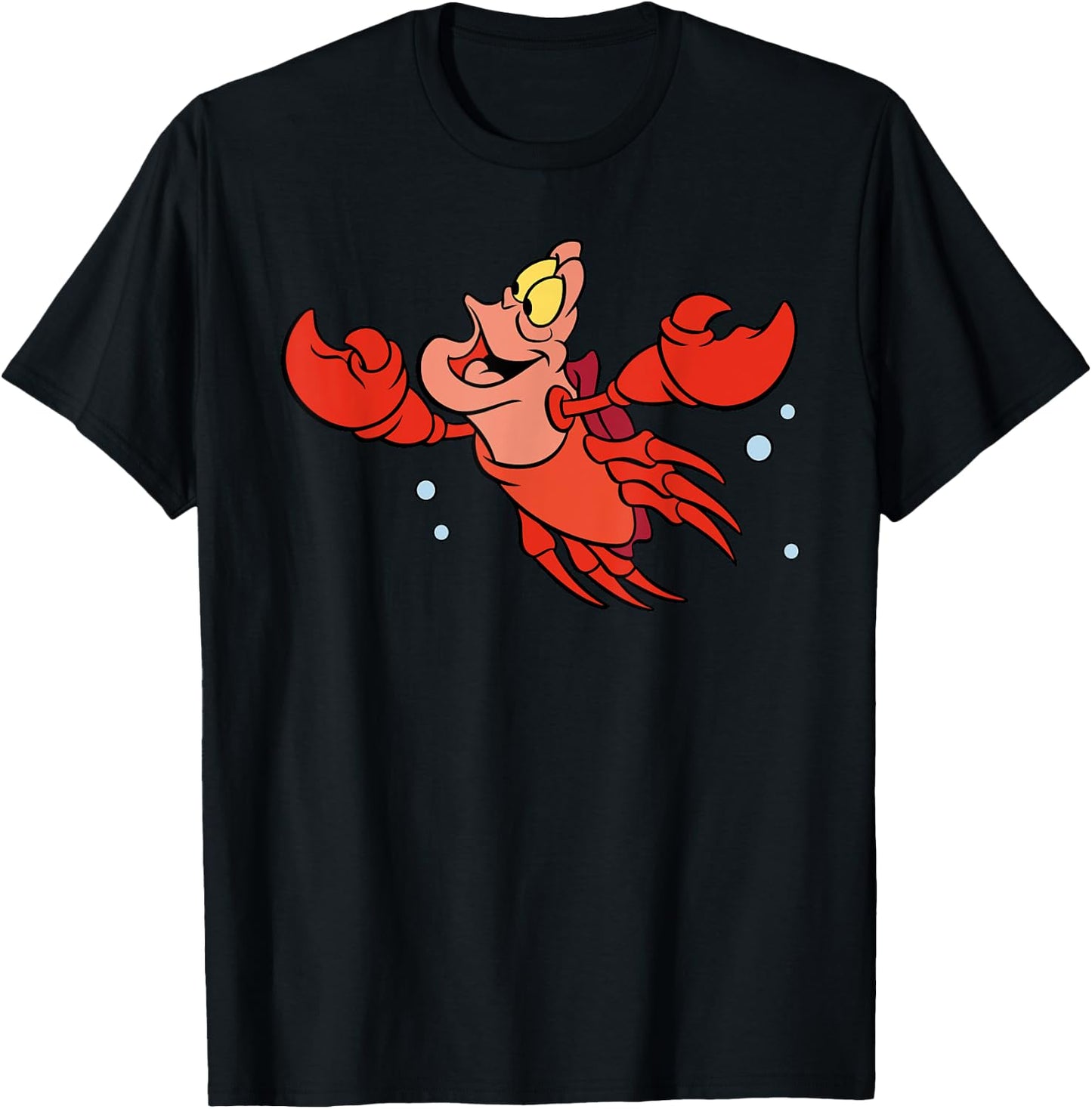 Little Mermaid Sebastian Lobster , black T-Shirt - T-Shirt | Black
