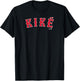 Kike Hernandez: Boston Text - Boston Baseball T-Shirt - T-Shirt | Black