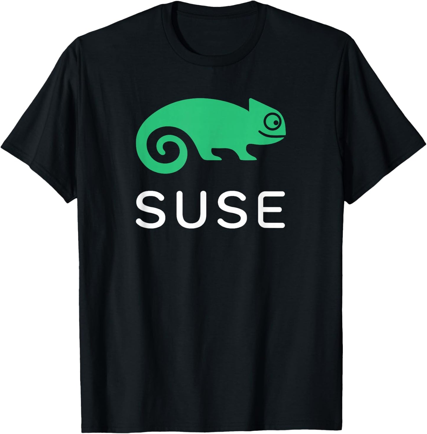 SUSE Linux Software Defined Networking and Virtualization , black T-Shirt - T-Shirt | Black