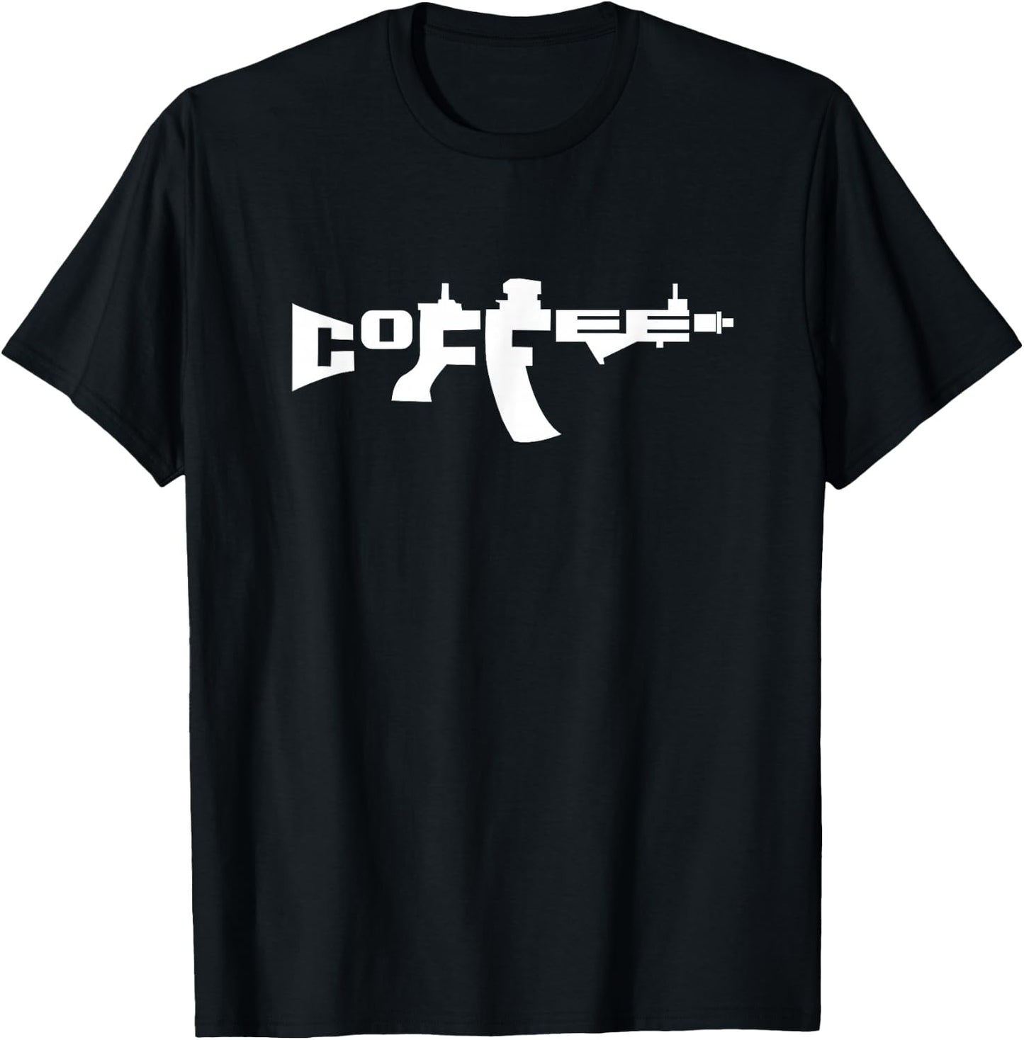 Coffee AR15 Rifle Gun Owner T-Shirt - T-Shirt | Black