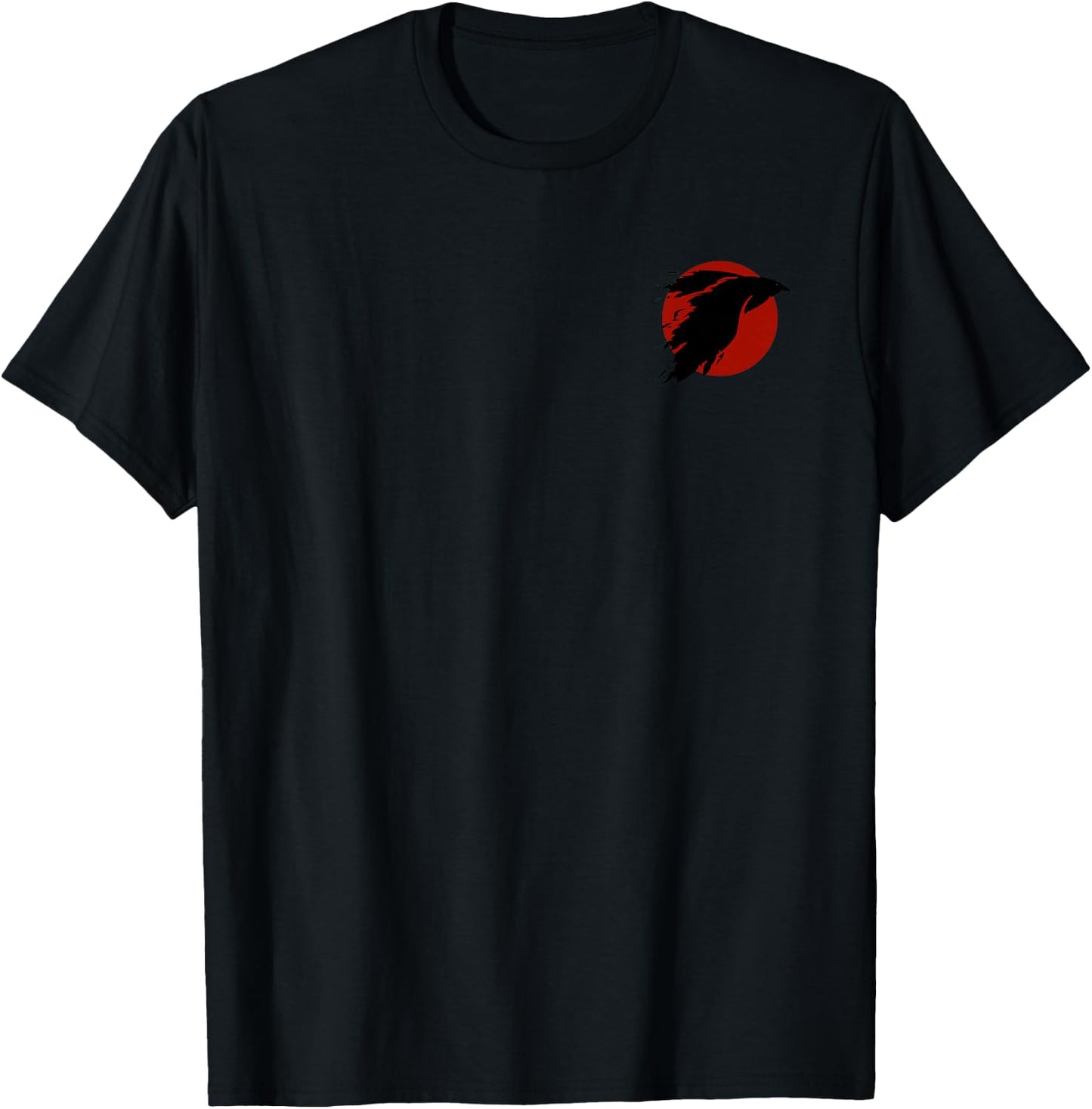 Itachi Crow and Rose T-Shirt - T-Shirt | Black