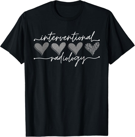 Interventional Radiology Nurse Practitioner IR Nursing T-Shirt - T-Shirt | Black