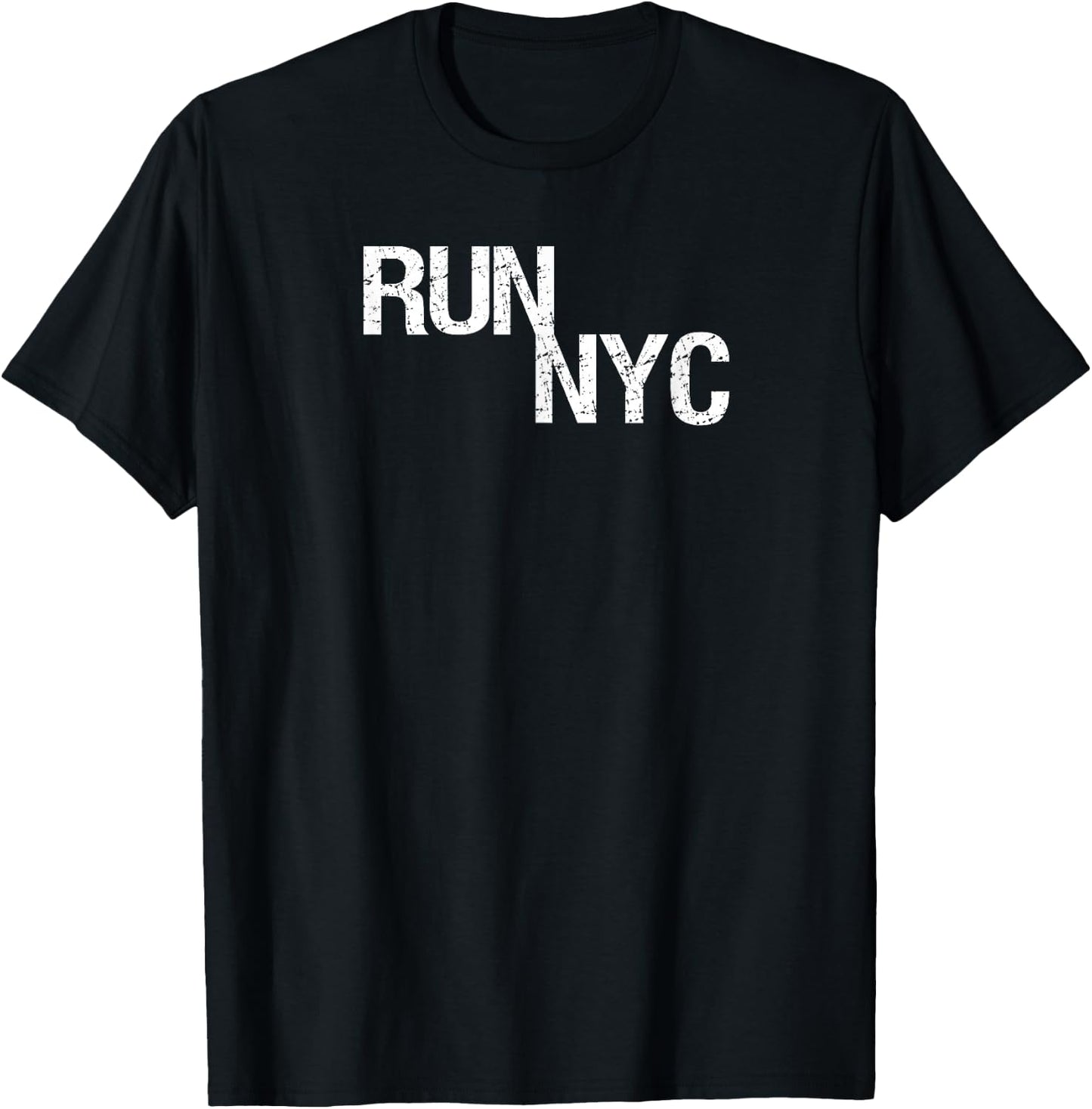NYC Runner Shirt, New York Running Apparel, Run Manhattan T-Shirt - T-Shirt | Black